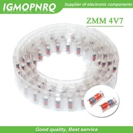 200PCS ZMM 4V7 LL34 SMD Zener diode package 1/2W 0.5w 4.7V Chip Zener diode