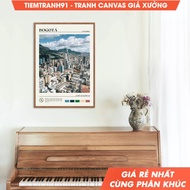 Wall paintings, Oil Paint, Bogota Wall Art, Bogota Poster, Bogota Photo, Bogota Decor, Colombia, Sou