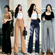 Korean pants Seluar perempuan slack pants woman bootcut pants seluar kerja slimming trousers women o