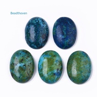 Beadthoven 2~10pcs Natural Rhyolite Jasper Cabochons Oval Dyed 25x18x7~8mm for Jewelry making DIY