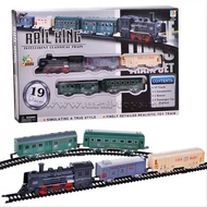 19 Pcs Thomas Train Toy Rail King Train Toy Railway Train Toy Set