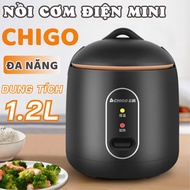 Nồi Cơm Điện Mini Chigo 1.2L Nồi cơm điện Hàn Quốc Chigo Chính Hãng nồi nấu đa năng mini nấu cơm hầm