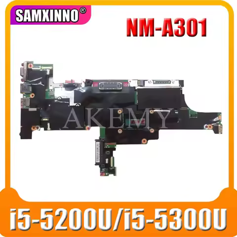 NM-A301 Laptop Motherboard For Lenovo ThinkPad T450S NM-A301 Notebook Motherboard with i5 i7 5th Gen