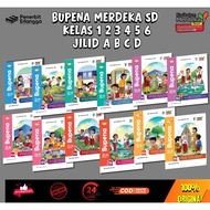 [ Erlangga ] Bupena Merdeka Book Class 1A 1B 1C 1D 2A 2B 2C 2D 3A 3B 3C 3D 4B 4C 4D 5A 5B 5C 5D 6A 6