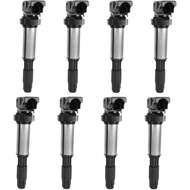 Set of 8 Ignition Coil Packs for 4.4L 4.8L V8 BMW X5 650i 645Ci 550i 545i 750i 745i 750Li 745Li Z4 2