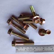 Hat BOLT M10X50 YELLOW FLANGE BOLT M10