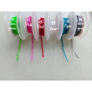 50 CM RUBBER BRACES POWER CHAIN CLEAR TRANSPARENT RUBBER Braces Power Chain Braces Rubber