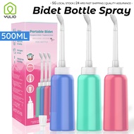 [SG] 500ML Portable Bidet Bottle Spray Handheld Travel Spray Bottle​ Portable Travel Bidet Sprayer P