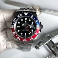 RULEXSS_GMT MASTER PEPSI FULLY AUTOMATIC MENS WATCH