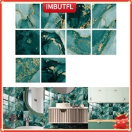 【IMBUTFL】PVC Tiles Floor Stickers  Wall Sticker Kitchen Decor❀