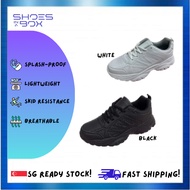 *Local Ready Stock* Neckermann 9277 white black lace school shoes