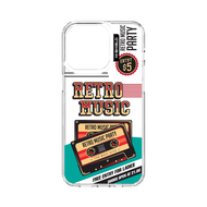 HI-SHIELD Stylish เคสใสกันกระแทก iPhone รุ่น Music1 [เคส iPhone14][เคส iPhone13]