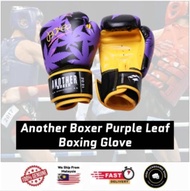 Another Boxer Purple Leaf Pu Leather Boxing Glove