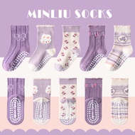 Children Children's socks Spring Autumn Baby socks Cartoon Mid-Tube Cotton socks 1-12 Years Old Midd