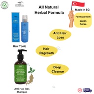 Regrow - Shampoo hair growth / Natural Herbal / Hair Tonic / Anti Hair loss shampoo