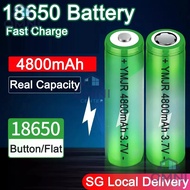 Original 18650 Battery 4800mAh Rechargeable Battery 3.7V Lithium Battery for flashlight batteries
