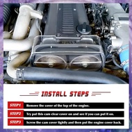 [Y W Z H] Transparent Engine Timing Pulley Cover,Timing Gear Cover for 1Jz Soarer Cresta II 86-96 2.