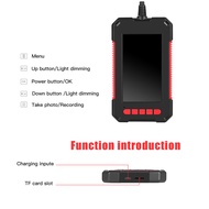 [LIS1] P40 Portable Handheld Industrial Endoscope Borescope Inspection Camera IP67 Waterproof 3.9mm 