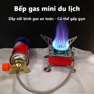 m1 Bếp gas 🌸KÈM DÂY DẪN🌸Bếp gas mini gấp gọn tiện lợi đa năng m2