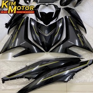 COVERSET Y15 V1 V2 ORIGINAL VELOZI EXCITER RC 2018 YELLOW LINE METALLIC BLACK STRIPE SIAP TAMPAL