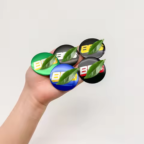 4pcs 3D 56mm 60mm 65mm 70mm For Car emblem Wheel hub Center Cap Badge covers sticker B B S Decals St