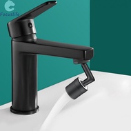 Flexible Black Kitchen Faucet Extender 720 Degree Rotatable Splash Proof Head