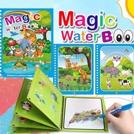 Baby Books Reusable Magic Water Book Drawing Learning Book Kids Reusable Art Drawing Water Book