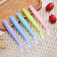 Silicone baby spoon, baby food tool, baby feeding tool, silicone baby spoon