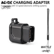WATTLE 4-Pin to Type-C Converter, Compact LED Indicator USB-C Bike Charger, Portable Waterproof Fast