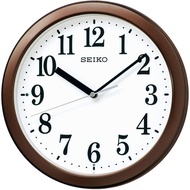 【Direct from Japan】Seiko Clock BC416B Clock Radio Wave Analog Compact Size Brown Metallic Diameter 1