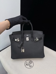 Hermes Birkin 25 黑銀 epsom皮