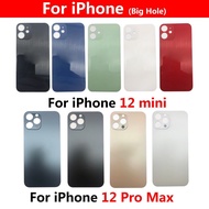 ฝาครอบด้านหลังสำหรับ Iphone 12 Pro Max 12 Mini อะไหล่โลโก้