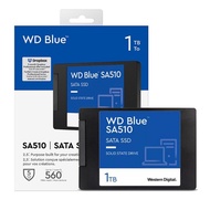 250GB / 500GB/1เทราไบต์ SSD (SSD) WD BLUE SATA SA510 (WDS500G2B0A) 3D NAND 1ปีรับประกัน
