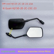 side mirror motorcycle Sesuai untuk cermin spion cermin belakang Haojue Yishuang DM150ES/125E Xiguan