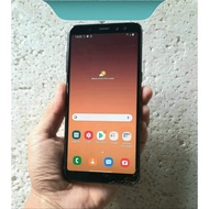 Hp Samsung A8 2018 Second 4/32 Mulus Original