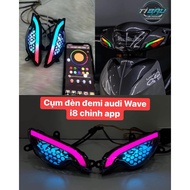Wave A demi light cluster - adjust i8 app to run color-changing audi effect