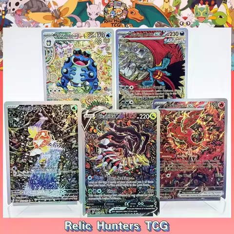PKM PTCG Rare Card Giratina Magikarp Oricorio Etc Replica Collectible Hobby Game Collection Tcg Card