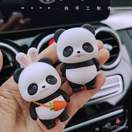 车载香水 香薰汽车 空调出风口 可爱胡萝卜 熊猫叉腰 熊猫 扩香石 装饰 Car perfume Perfume car air conditioning outlet cute carrot pan