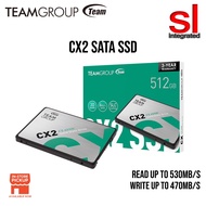 TeamGroup CX2 2.5 SATA III 3D NAND SLC Caching  SSD -256G/512G/1TB