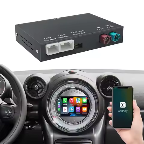 Wireless Carplay Android Auto For BMW Mini NBT CIC R55 R56 R57 R58 R59 R60 R61 Carplay Interface Mir