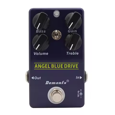NEW Demonfx ANGEL BLUE DRIVE Guitar Effect Pedal Overdrive With Two mode Toggle Switch Clone TIMMY O