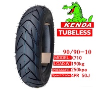 KENDA 90/90-10 K710 Tubeless Tyre Scooter E-Scooter Tayar Ebike Electric Motorcycle Tire Tricycle 90