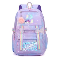 KPop Demon Hunters KPop Demon Hunters Letter Printing Fashion Student Schoolbag Large Capacity