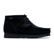 [Clarks] Men Wallabee Boot GTX Black Suede Waterproof Shoes 26179256