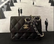 Chanel 蝴蝶結鏈條風琴小包