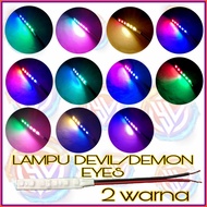 Lampu eye demon Led devil eyes 6 titik 2 warna grade A Vario Beat Nmax