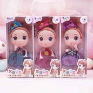 12cm Cute Confused Doll Bag Pendant Vinyl Doll Girl Toy Small Gift