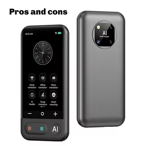 DIGIT-Z16 AI Intelligent Voice Real Time Translator Machine 139+ Multi Online Language 4Inch Screen 