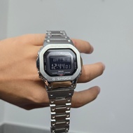 G shock 銀黑藍牙手錶 太陽能插電