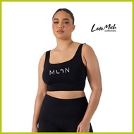 ❣ ● → Plus size Squareneck Croptop Black Sleeveless Sando Women tank top Clothes Lovemichcollection